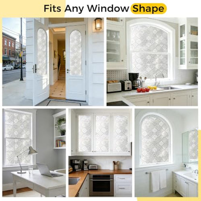 Window Privacy Film Decorative Non (2321.85 sq inches sq inches)