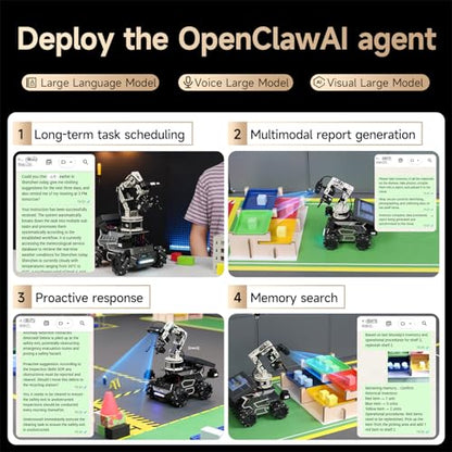 Jetson Orin Nano 8GB Super ROS2 AI Robot Kit Large AI Model Supports 3D Mapping Navigation
