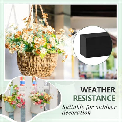 8 Pcs Reusable Floral Foam Blocks Water Weather Resistant Dry Floral Foam for Artificial Flower Arrangements Outdoor Flower Boxes Hanging Planters Wedding Home Decor
