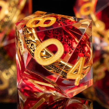 Magic Lord Rings DND Dice Set with Box
