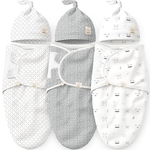 3pk Organic Swaddles for Newborns Girls (3 Count)