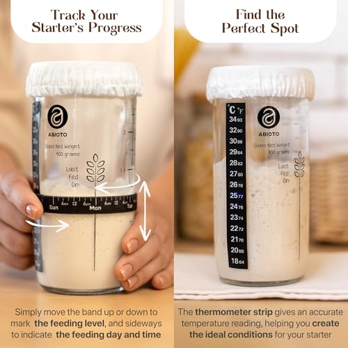 Sourdough Starter Kit with Bread Proofing Baskets & Tools