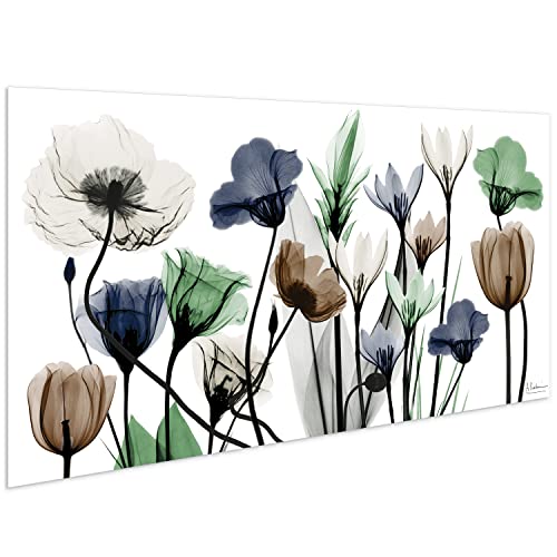 Frameless Free Floating Tempered Glass Panel Graphic Wall Art Ready to Hang