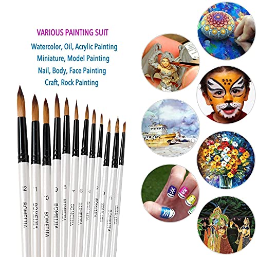 Acrylic Paint Brushes Set