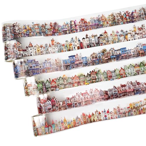 Weird House PET Tape Set with Clip (7 Count)