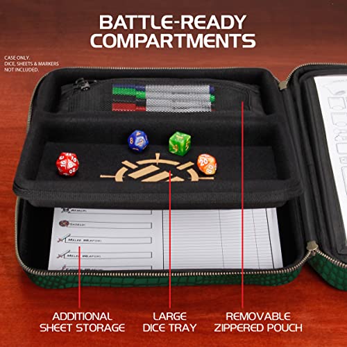 DND Binder Collector's Edition RPG Organizer Case with Built