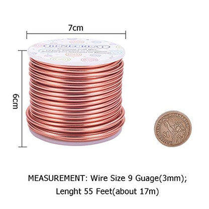 9 Gauge Aluminum Craft Wire (55 Foot)