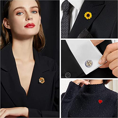 80 Pairs Rubber Blank Pin Backs Butterfly Clutch Backings Holder