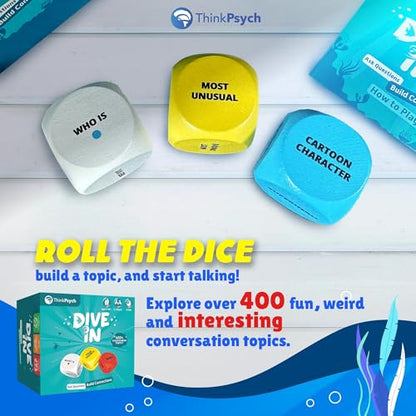 Dive in SEL Conversation Dice Game with 400+ Topics
