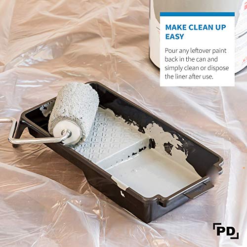 PD 4 Inch Paint Tray Liners (10 Count)