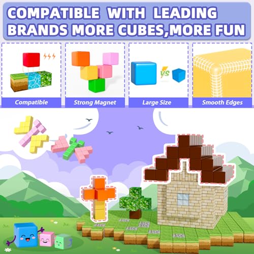 81pcs Magnetic Blocks (81 Count)