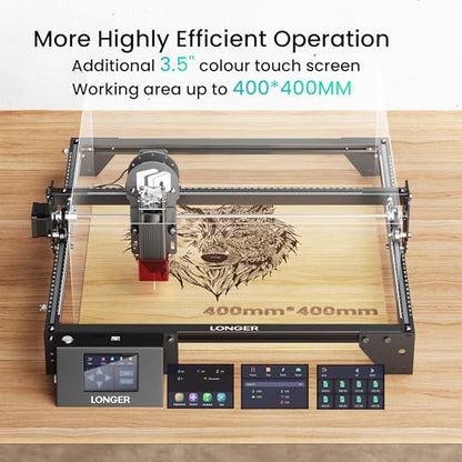 Laser Engraver Ray5 5W Higher Accuracy DIY Laser Engraving Machine with 3.5" Touch Screen