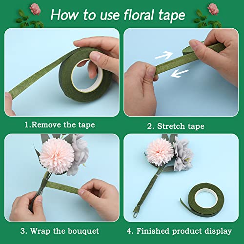 6 Rolls Floral Tape (540 Foot)