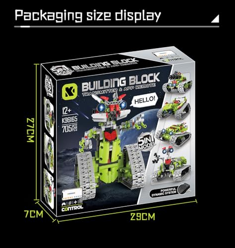 5 in 1 STEM Robot Building Kit (705 Count)