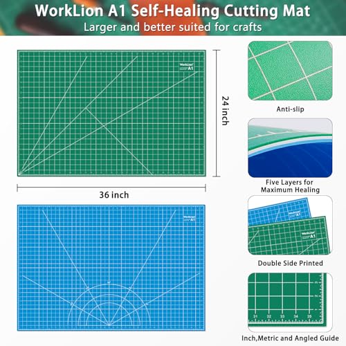 24" x 36" Large Self Healing PVC Cutting Mat