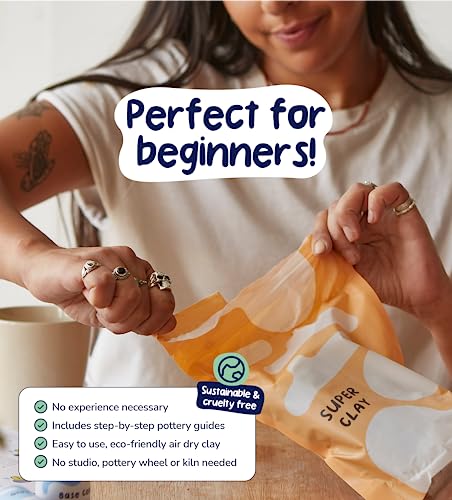 Pottery Kit Air Dry Clay Kit for Adults & Beginners
