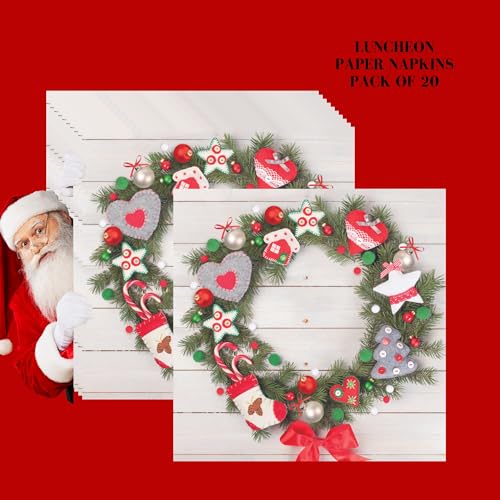 20 ct 13x13 Christmas Paper Decoupage Napkins (20 Count)