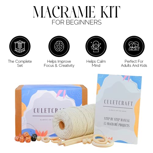 Macrame Kit for Beginners 153pc