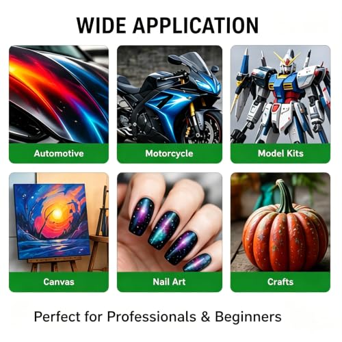 Airbrush Paint 12 Colors with Thinner