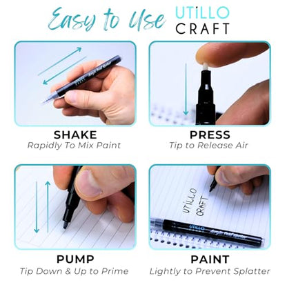 Silver Paint Pen (8 Count)