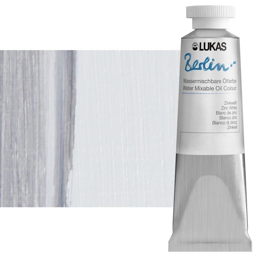 Berlin Pro Artists Water Mixable Oil Paint 37 ml Tube Zinc White