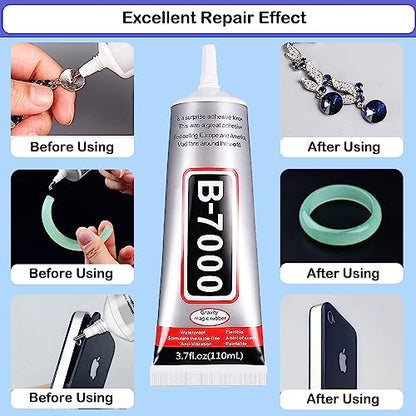 B7000 Adhesive Rhinestones Glue for Crafts (7.39 Fl Oz)