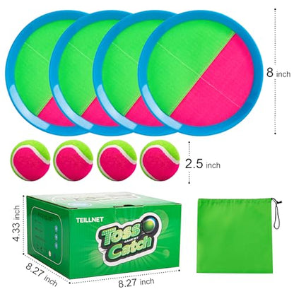 Toss and Catch Ball Set Upgraded (8 Count)