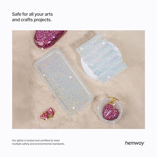 Resin Glitter Mother of Pearl Iridescent 100g Chunky (3.5 Ounce)