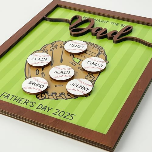 Personalized We Caught the Best Dad Baseball