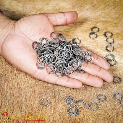 200G 1Kg Chainmail Loose Rings for Armor Crafting Perfect for DIY Chainmail Projects & Armor Repairs