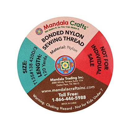 Size 138 420D T135 12 Neutral Bonded Nylon Thread (4320 Foot)