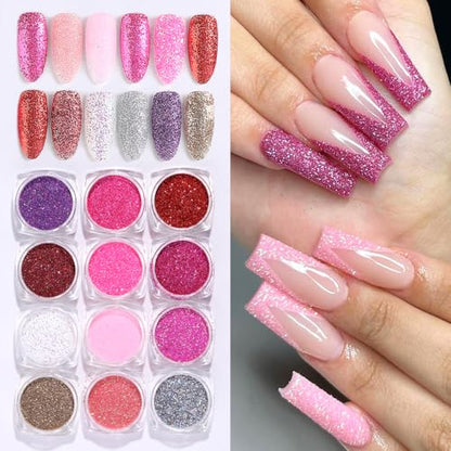 Holographic Sugar Glitter Powder for Nails (2.4 Ounce)