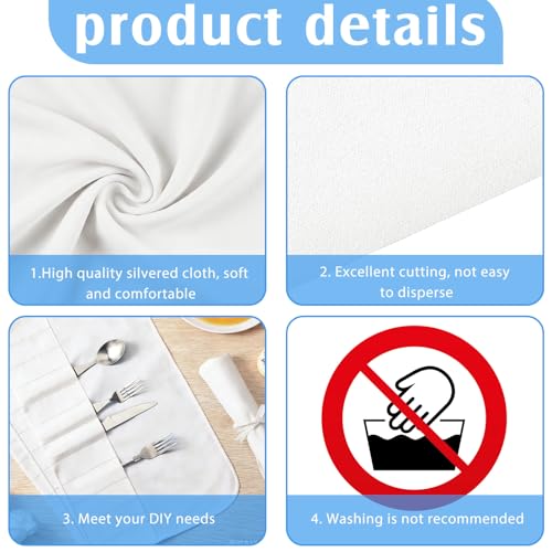 1.1 Yard Anti Tarnish Silver Cloth by the Yard
