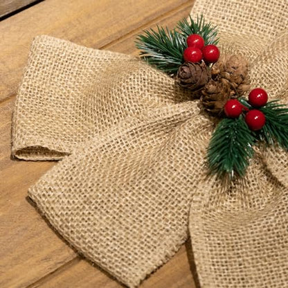 3 Inch Natural Burlap Ribbon 10 Yards (2 Count)