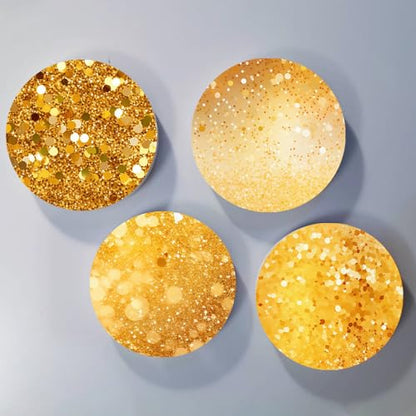 Yellow Glitter Sublimation Transfer Sheets for Heat Press Machine