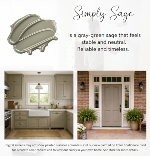 ALL-IN-ONE Paint by Heirloom Traditions, Simply Sage, Gallon (128 Fl Oz)