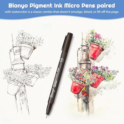 Sepia Tone Art Pen Set (5 Count)