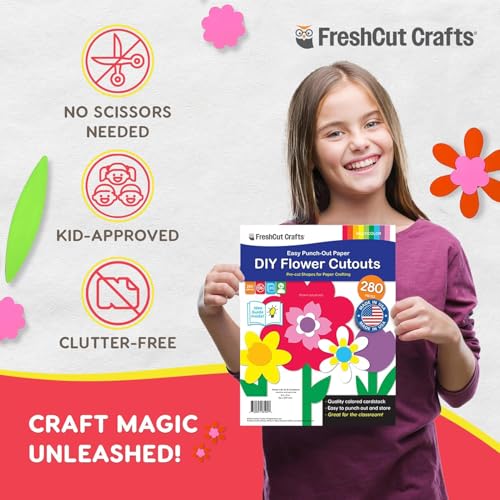 Flower Cutouts (280 Count)