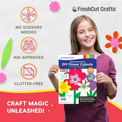 Flower Cutouts (280 Count)