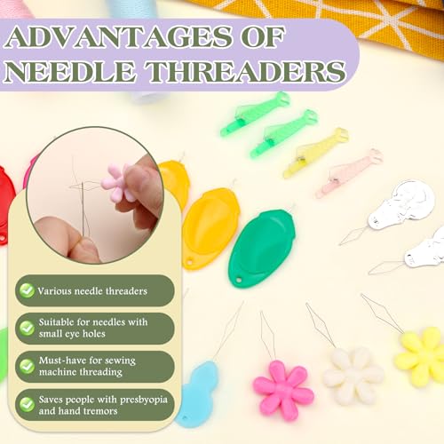 50 PCS Needle Threaders Kit (50 Count)