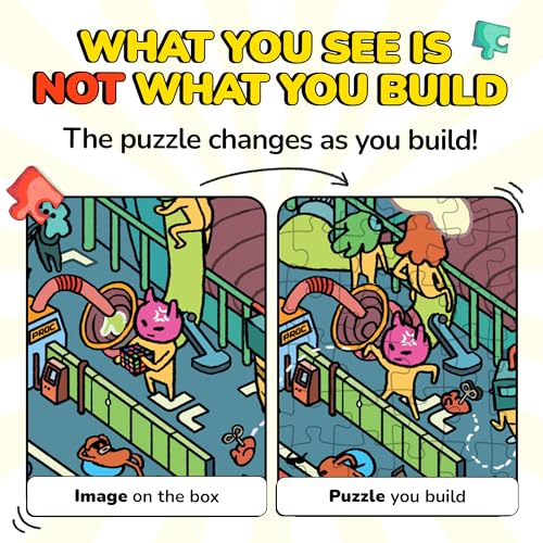 Jigsaw Puzzles 1000 Pieces with Storytelling Comics (1000 Count)