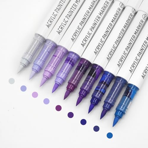 Water Based Acrylic Paint Markers (9 Count)