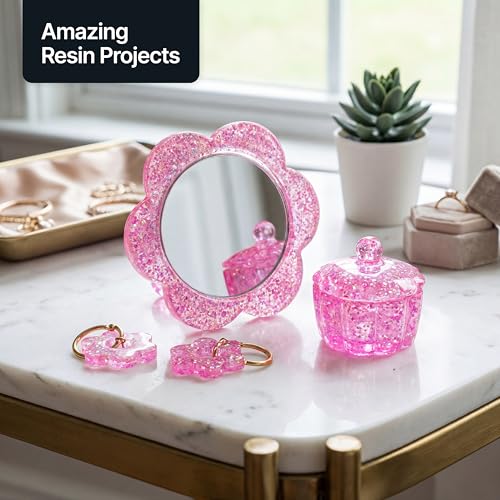 Craft Glitter Baby Pink Iridescent 100g Extra Chunky Glitter (3.5 Ounce)