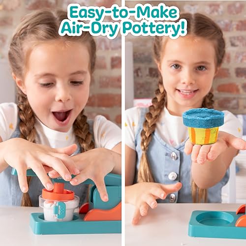 Sand Dough Sculpt & Paint Creations! Pottery Press