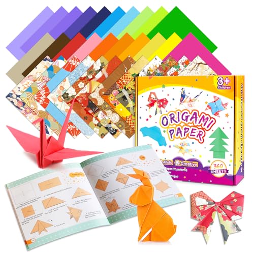 360 Pcs Origami Paper Kit (360 Count)