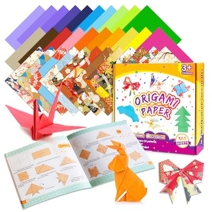 360 Pcs Origami Paper Kit (360 Count)
