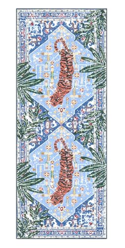 Oriental Tropical Kitchen Runner Rug 2x5 Washable (10 Sq Ft)