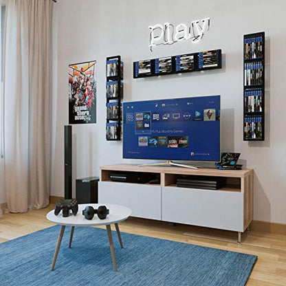 Black Floating Shelves for Wall (3 Count)