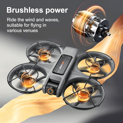 Brushless Drone with Camera and 4.92" Screen Remote