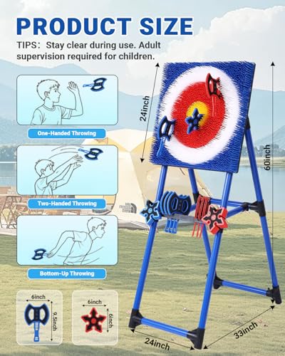 Axe Throwing Game for Backyard (16 Count)